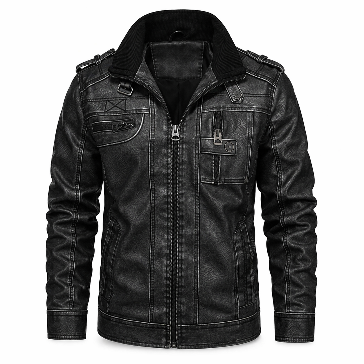 Saints Leather Jacket