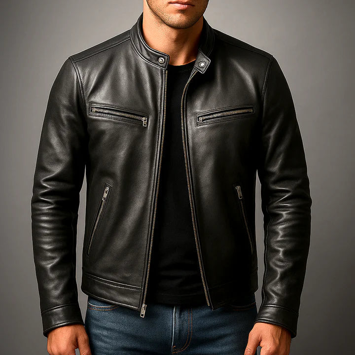 Sun Fade Leather Jacket