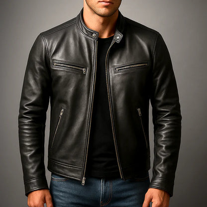 Sun Fade Leather Jacket