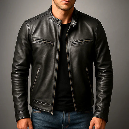 Sun Fade Leather Jacket
