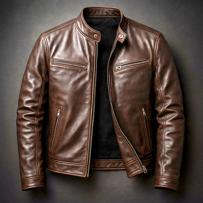 Sun Fade Leather Jacket