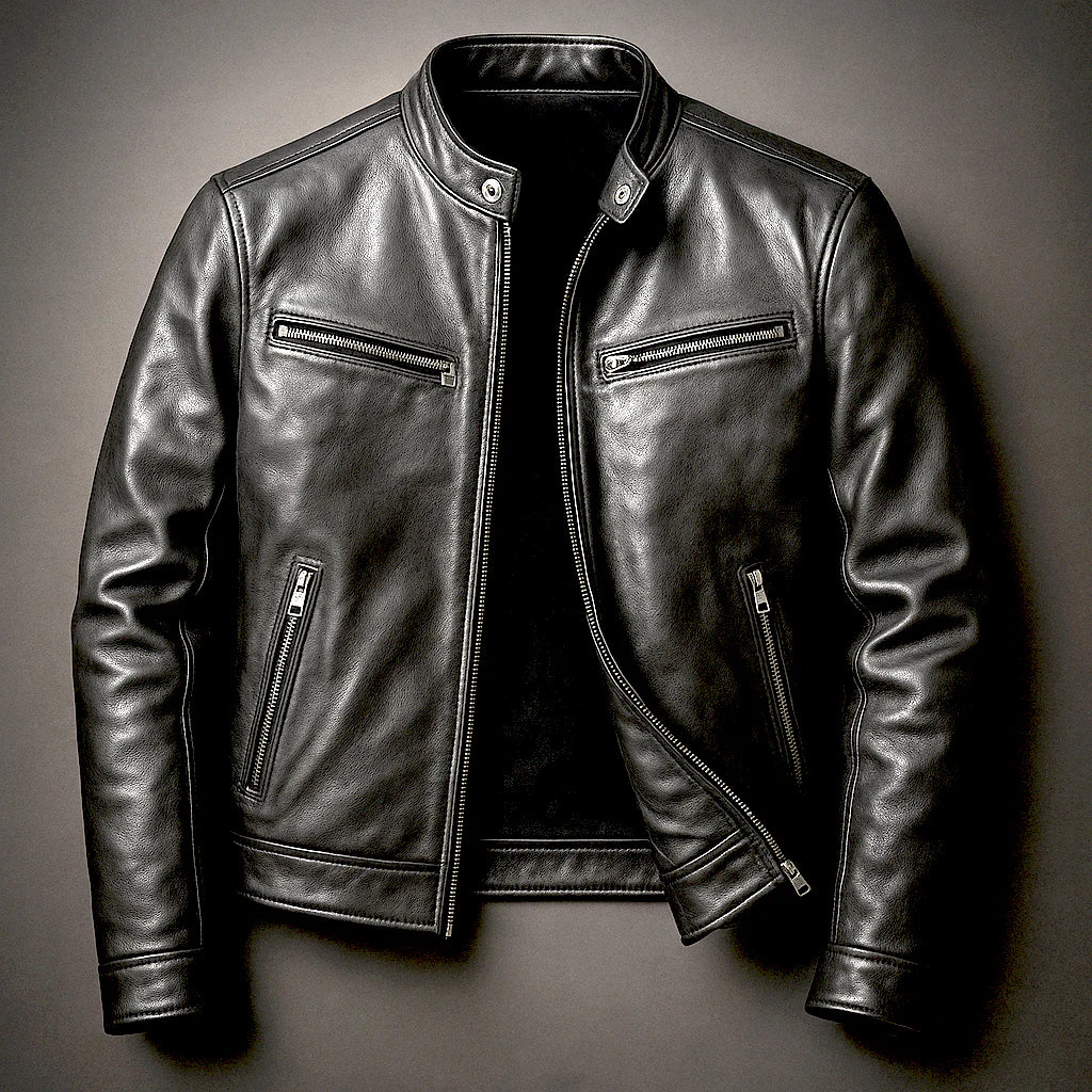Sun Fade Leather Jacket