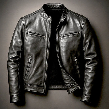 Sun Fade Leather Jacket