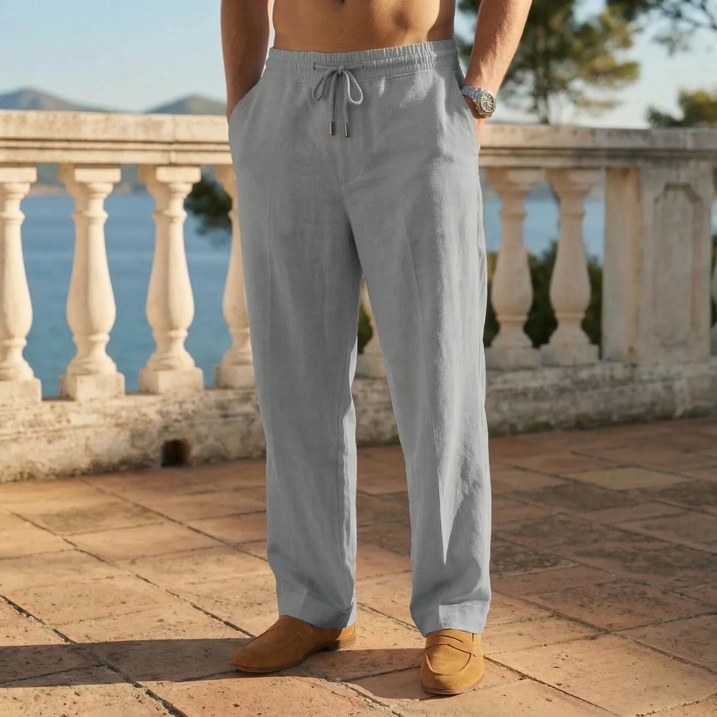 Eclaré Linen Beach pants