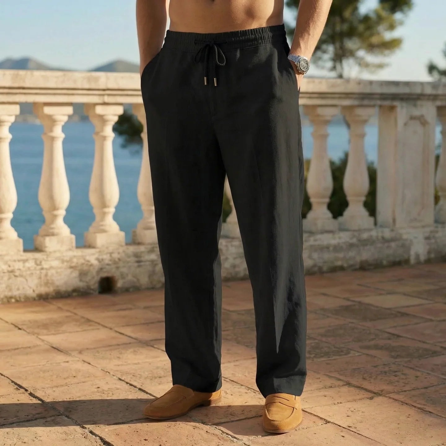 Eclaré Linen Beach pants